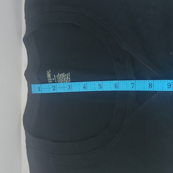 Mossimo 100% Cotton S/S Sweatshirt Black XS - Picture 10 of 10